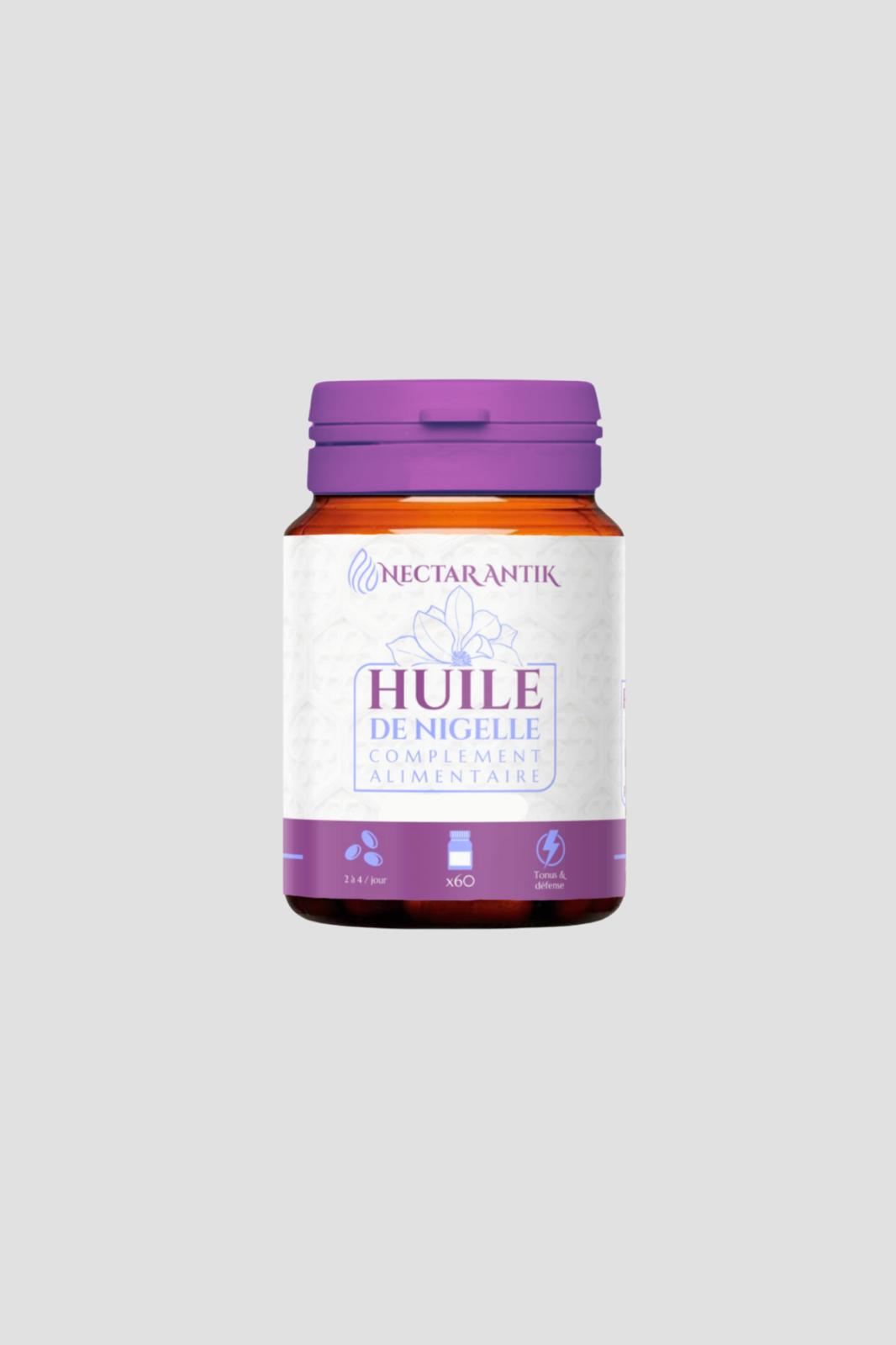 CAPSULES D’HUILE DE NIGELLE D’ÉTHIOPIE NECTAR ANTIK